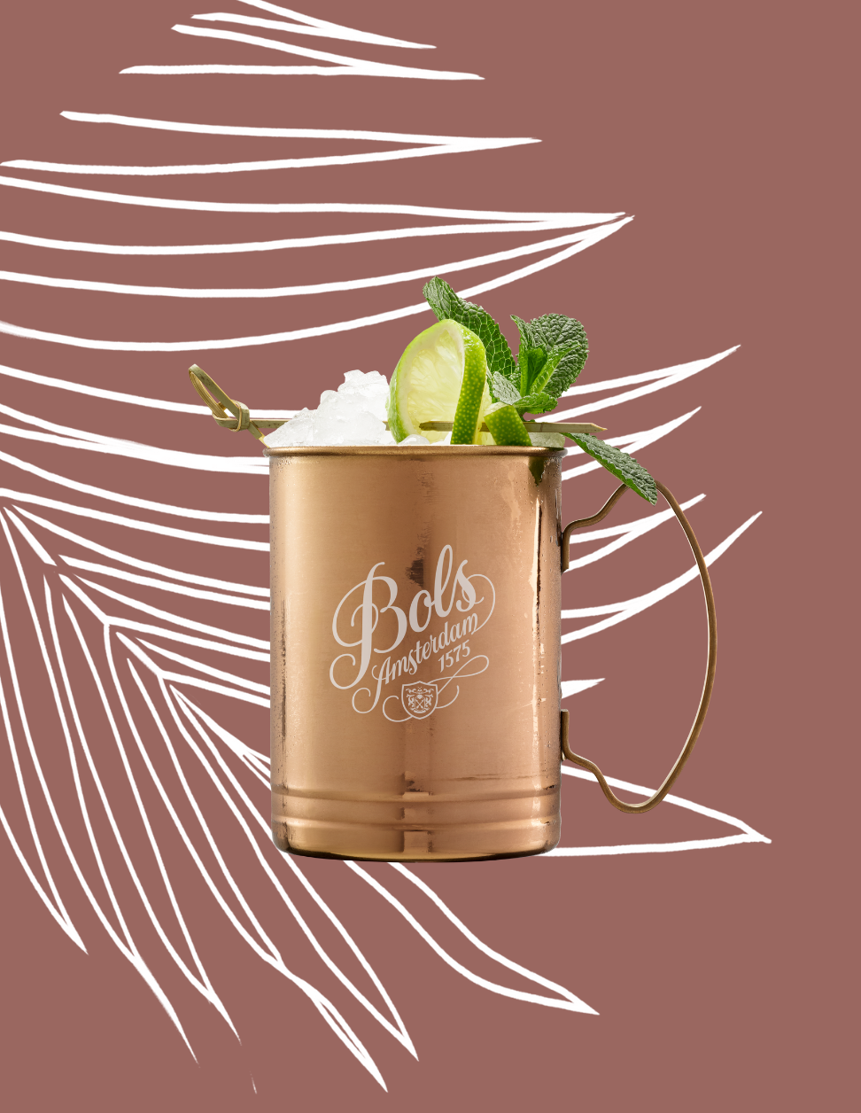 Coconut Mule Cocktail Recipe with Bols Coconut Products