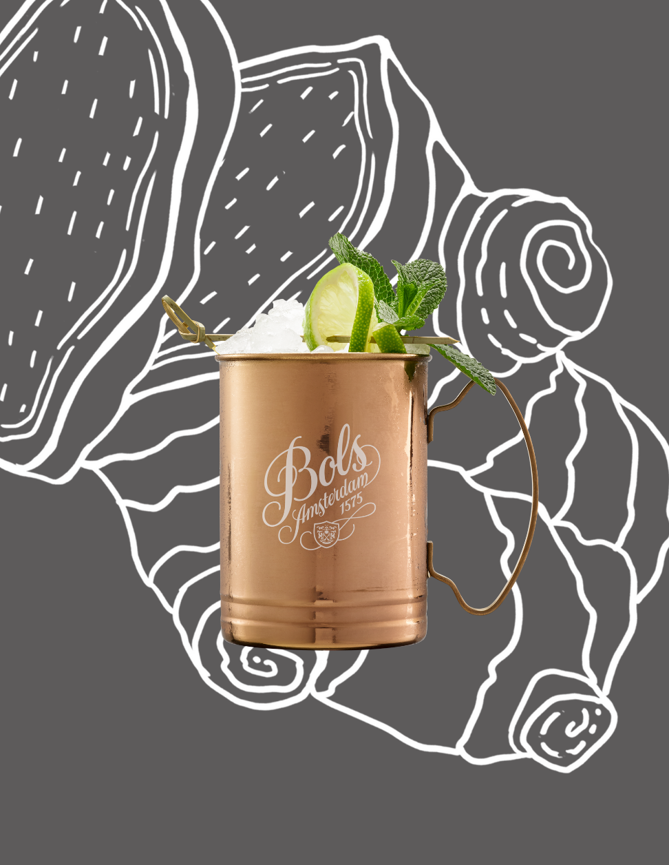 Ginger Mule Cocktail Recipe with Bols Genever Original Products