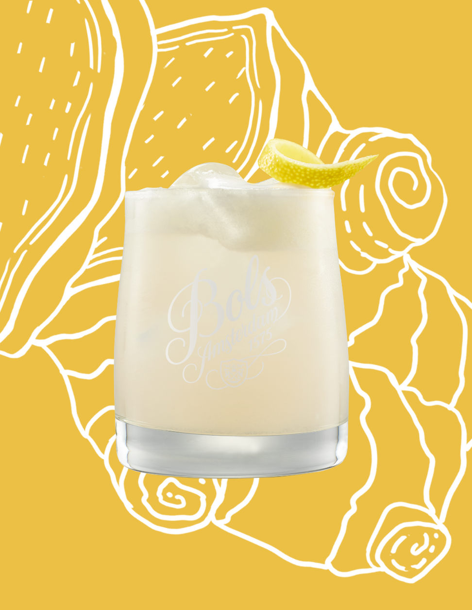 Ginger Sour Cocktail Recipe with Bols Ginger Products