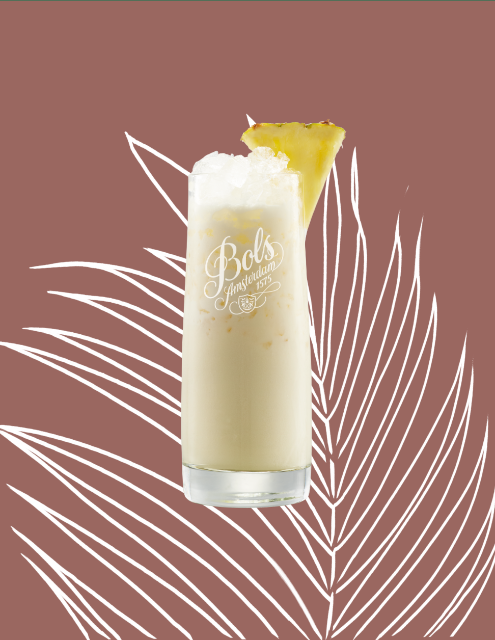 Pina Colada Cocktail Recipe with Bols Coconut Products