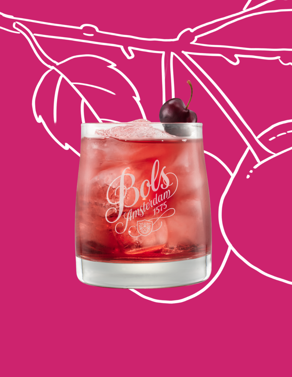 The Rose Cocktail Recipe with Bols Kirsche Products