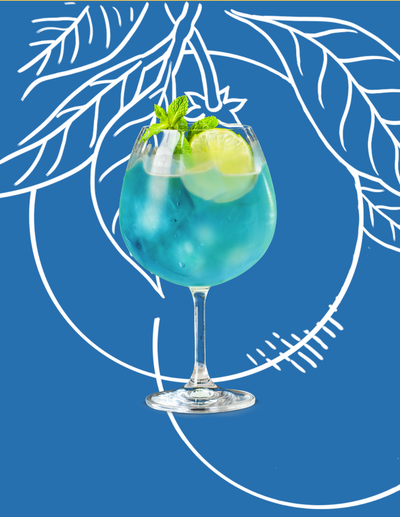 Blue Curacao Spritz Cocktail Recipe with Bols Blue Curacao Products 