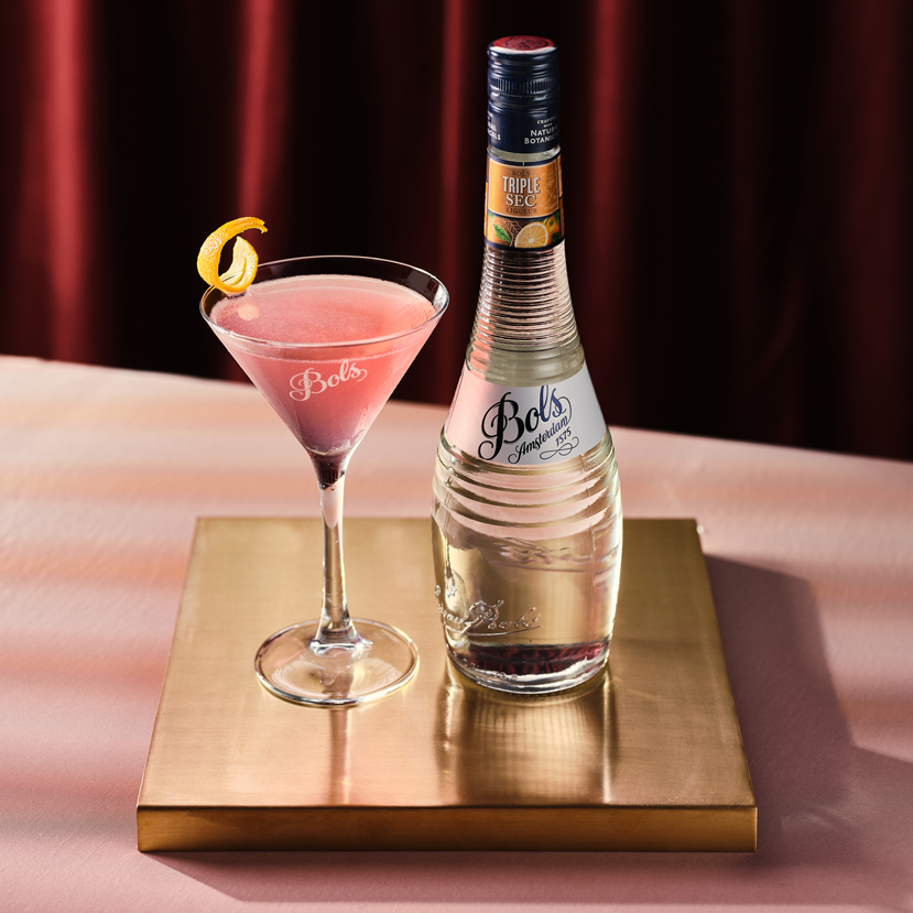 Bols Triple Sec Liqueur with Cosmopolitan Cocktail